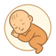 bébé de 1 mois