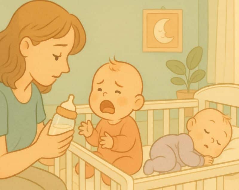 bébé de 4 mois qui se réveil toutes les heures 