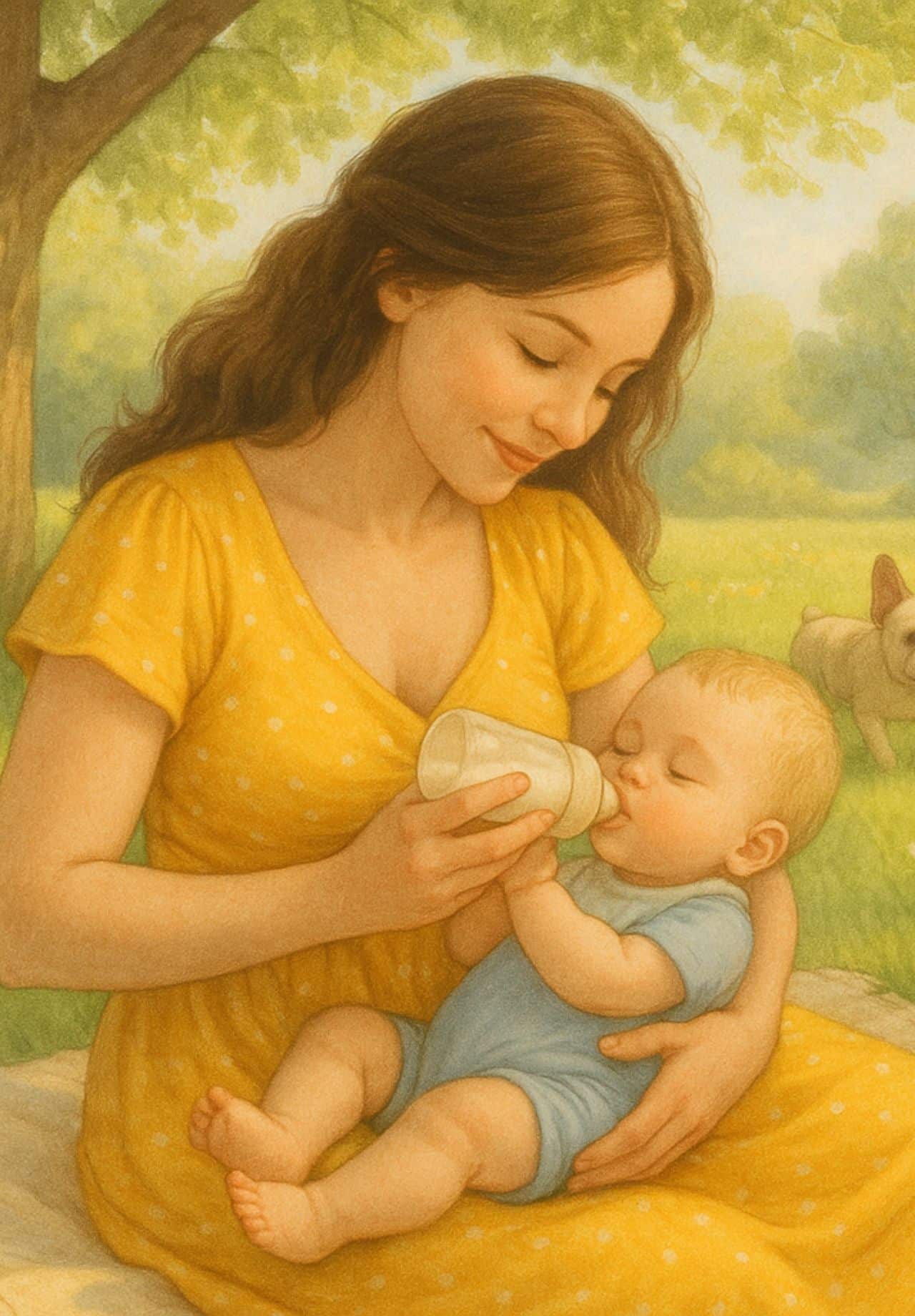 Préparation d’un biberon de lait infantile pour bébé Préparation d’un biberon de lait infantile pour bébé