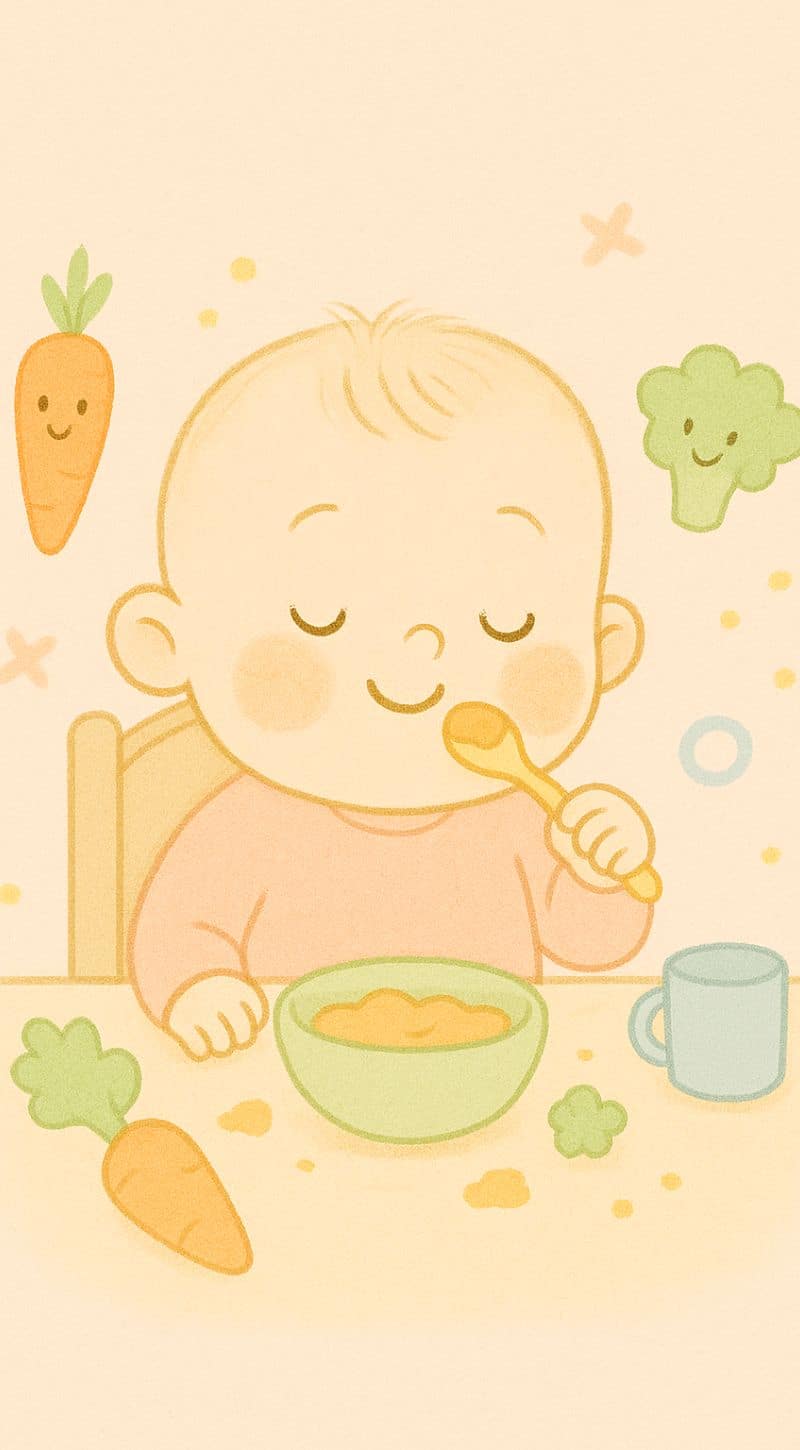 Première purée de bébé : découverte des goûts et textures Première purée de bébé : découverte des goûts et textures