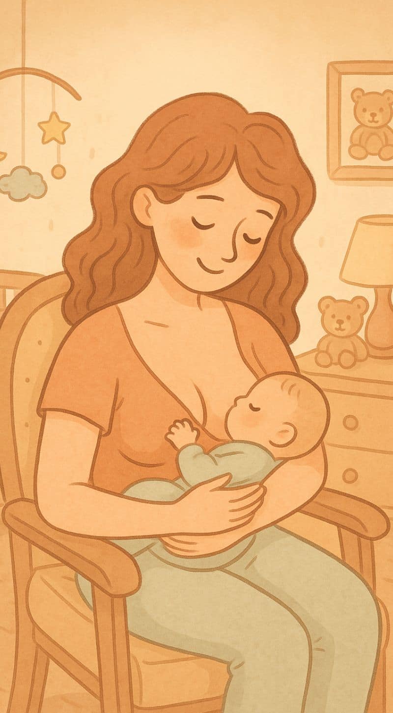 Allaitement maternel : lien peau à peau entre mère et bébé