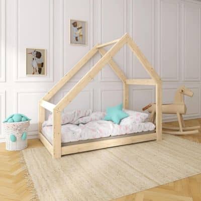 Need Sleep – Lit cabane artisanal en épicéa massif