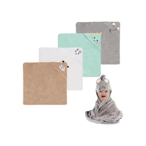 DASHUAIGE — 4 capes de bain bébé à capuche, très absorbantes