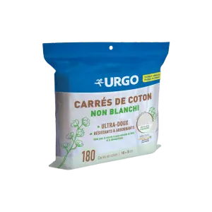 Urgo — carrés de coton non blanchis 180