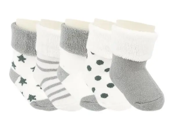 Ateid — 5 paires épaisses hiver 0–6 mois