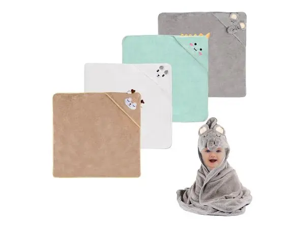 DASHUAIGE - 4 capes de bain bébé à capuche, très absorbantes