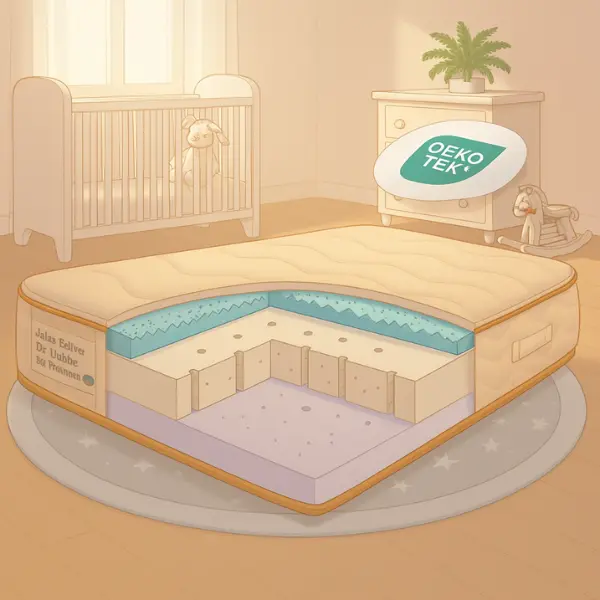 Julius Zöllner Dr. Lübbe Air Premium le matelas bébé 70×140 haut de gamme (3) Matelas bébé timéo 70x140