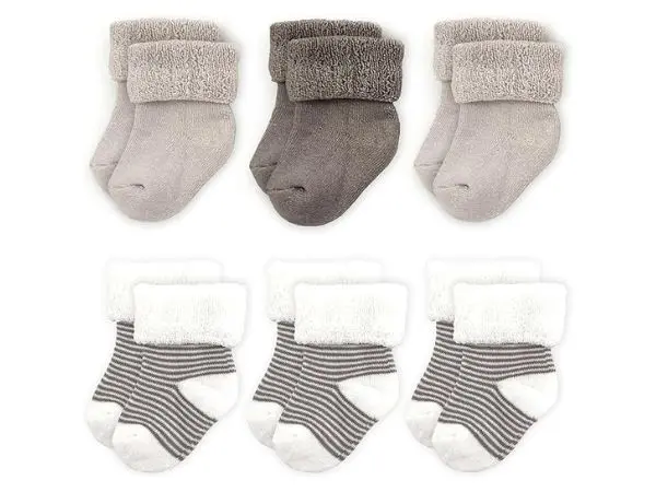 LaLoona — 6 paires de chaussettes 0–3 mois Oeko-Tex