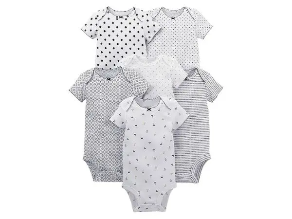 Simple Joys by Carter's — Lot de 6 bodies manches courtes bébé fille