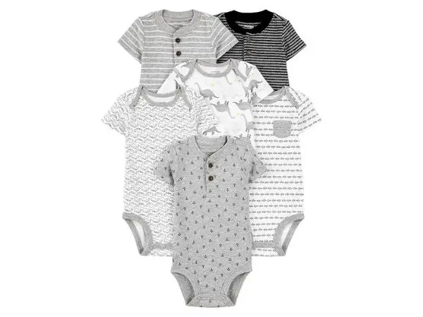 Simple Joys by Carter's — Lot de 6 bodies manches courtes bébé garçon